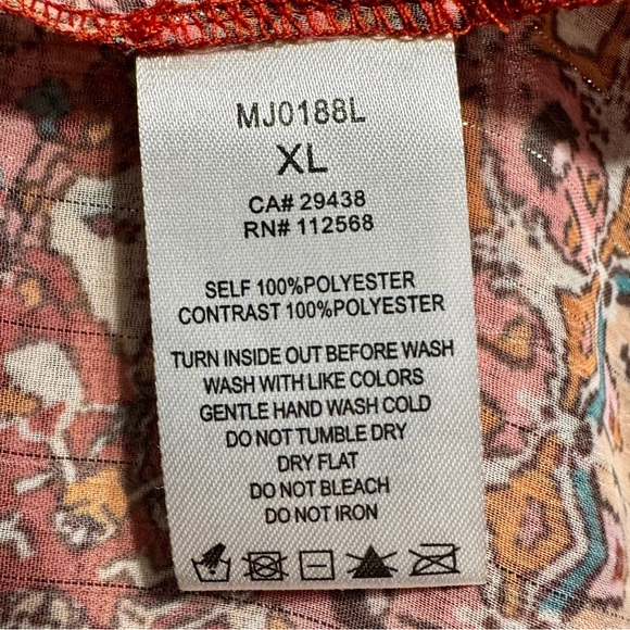 Miss Me Bohemain Print Longline Duster Wide Sleeve Lightweight Kimono - Picture 13 of 13